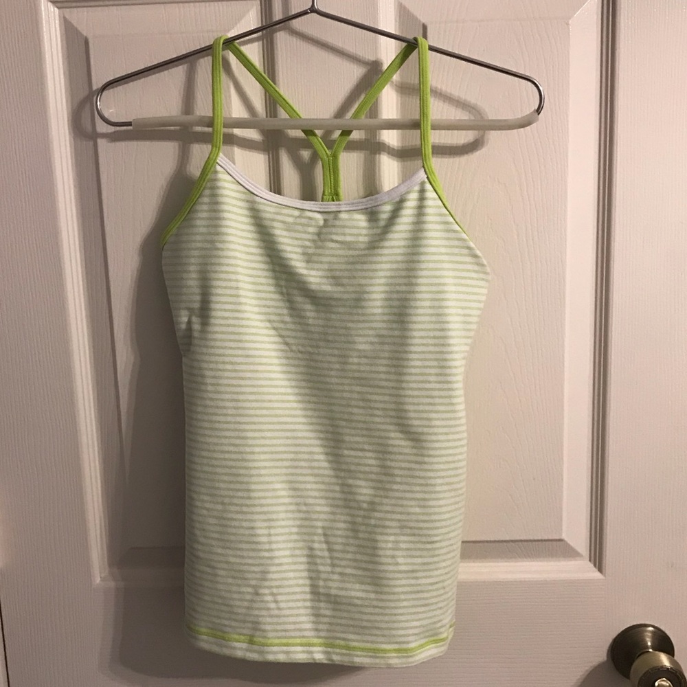 Lululemon Athletica striped tank top